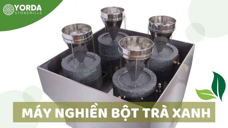 Máy Nghiền Bột Trà Xanh Matcha Siêu Mịn, Chất Lượng Cao