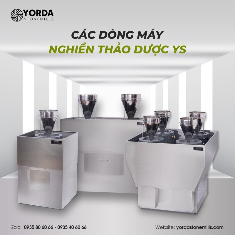 Máy nghiền bột khô inox chuyên nghiền cành lá